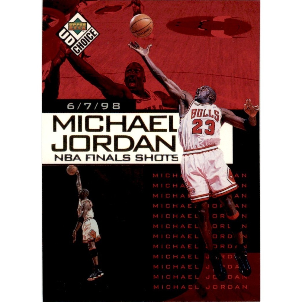 1998 Upper Deck UD Choice Michael Jordan NBA Finals Shots #3 Michael Jordan